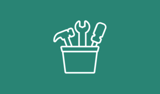 Symbol eines Werkzeugkastens